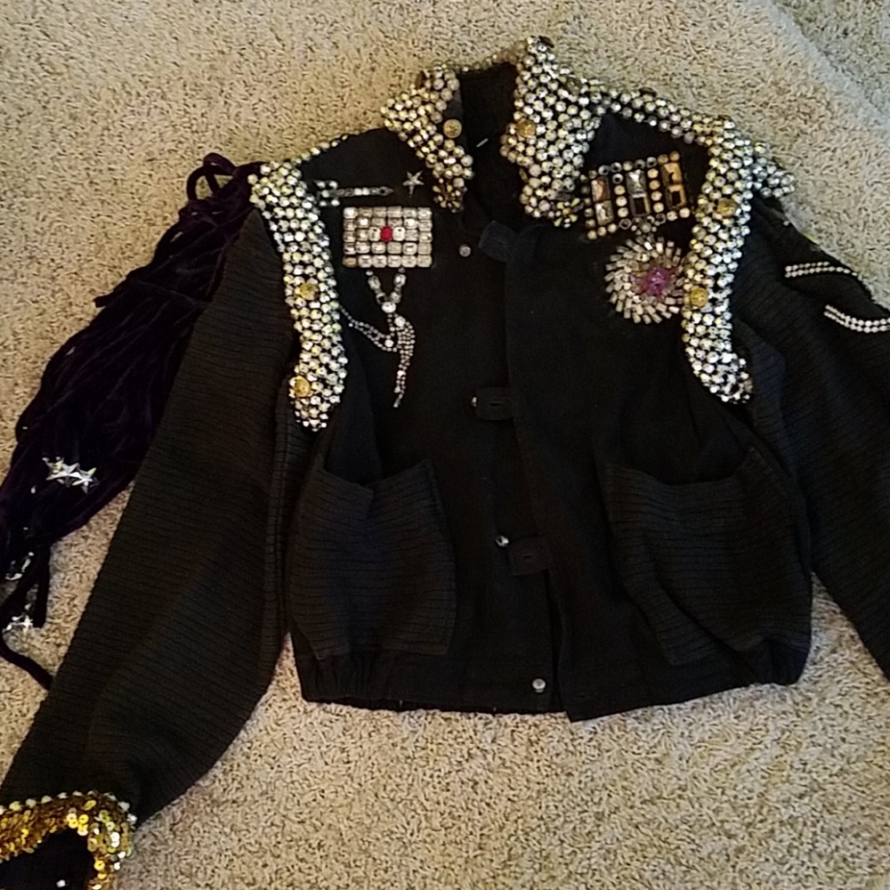 Unisex beaded jacket
